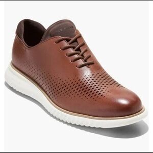 Cole Haan Men's Tan Leather Oxfords